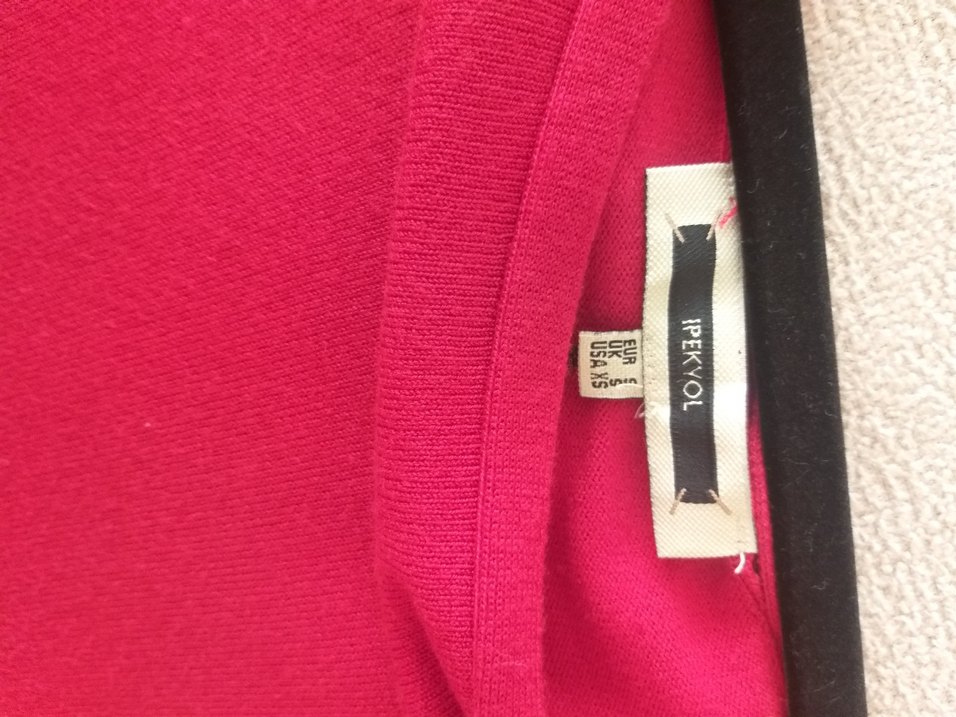 Kırmızı Kadın Uzun Kollu Triko - Görsel 4