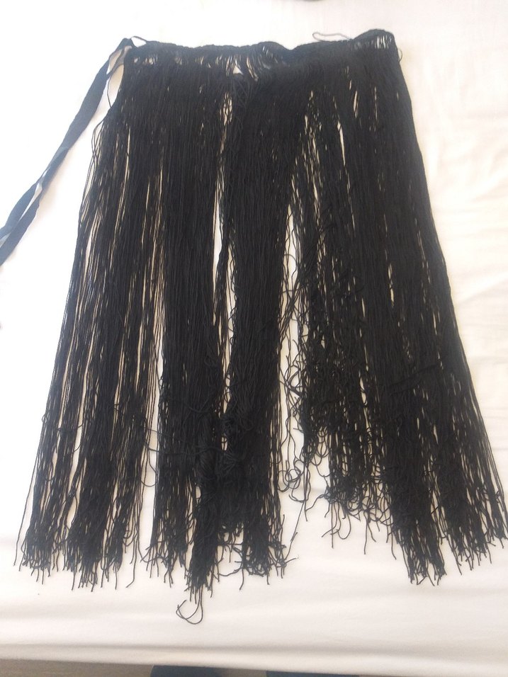 pareo  siyah ip püskül çok şık  etek - Görsel 2