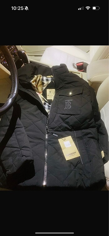 tek beden Beden BURBEERY Premium Mont