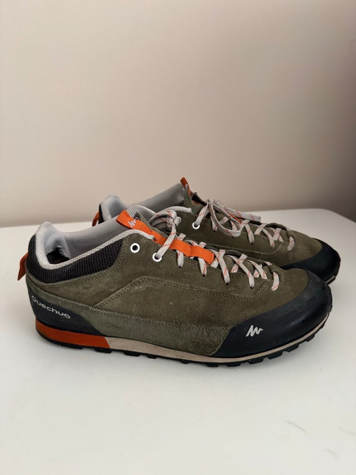 DECATLOON QUECHUA Erkek Haki Outdoor Ayakkabı Velcro Bağcıklı - Görsel 3