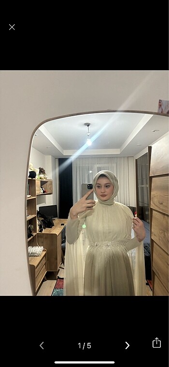 40 Beden Özel gün elbisesi