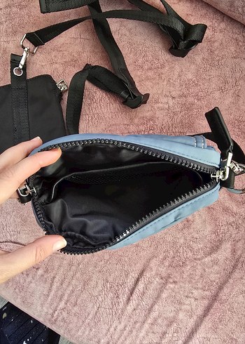 Mavi Kadın Çapraz Çanta Tokalı - Görsel 3