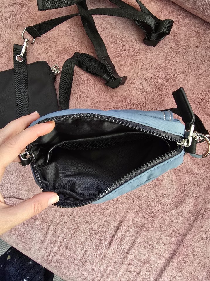 Mavi Kadın Çapraz Çanta Tokalı - Görsel 3