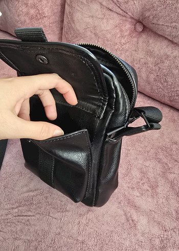 zara erkek deri çanta - Görsel 4