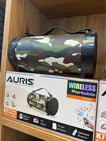 Auris K7 Kablosuz Taşınabilir Hoparlör ? Güçlü Ses, Şık Tasarım!