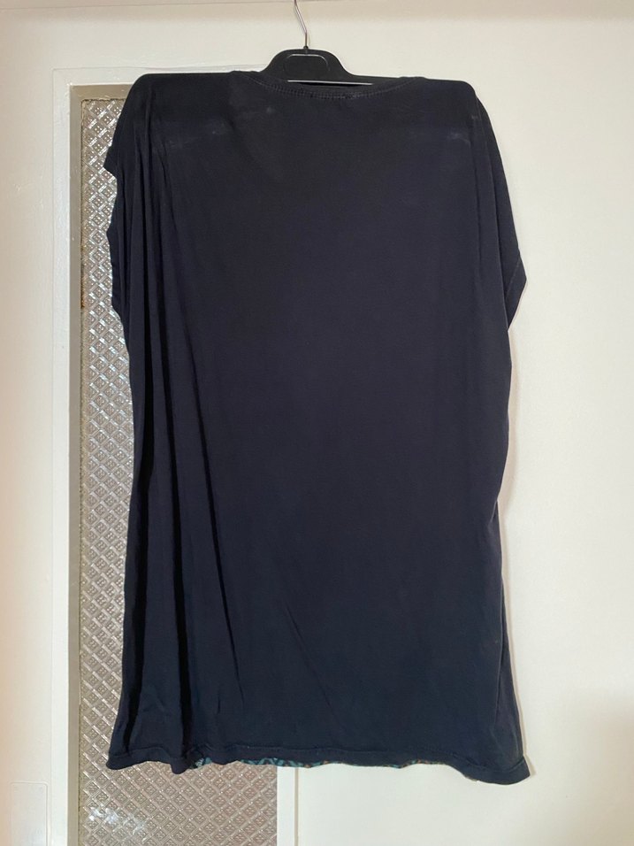 V Yaka Bohem Örgü Desenli Hamile Bluzu - Görsel 3