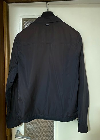 Düğmeli Lacivert Denim Erkek Ceket - Görsel 5