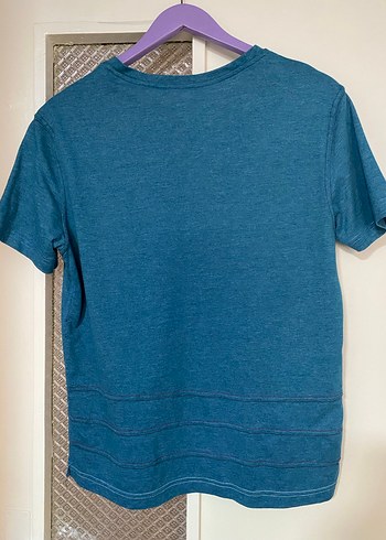 Erkek Çocuk Mavi Kısa Kollu Tişört - Görsel 2