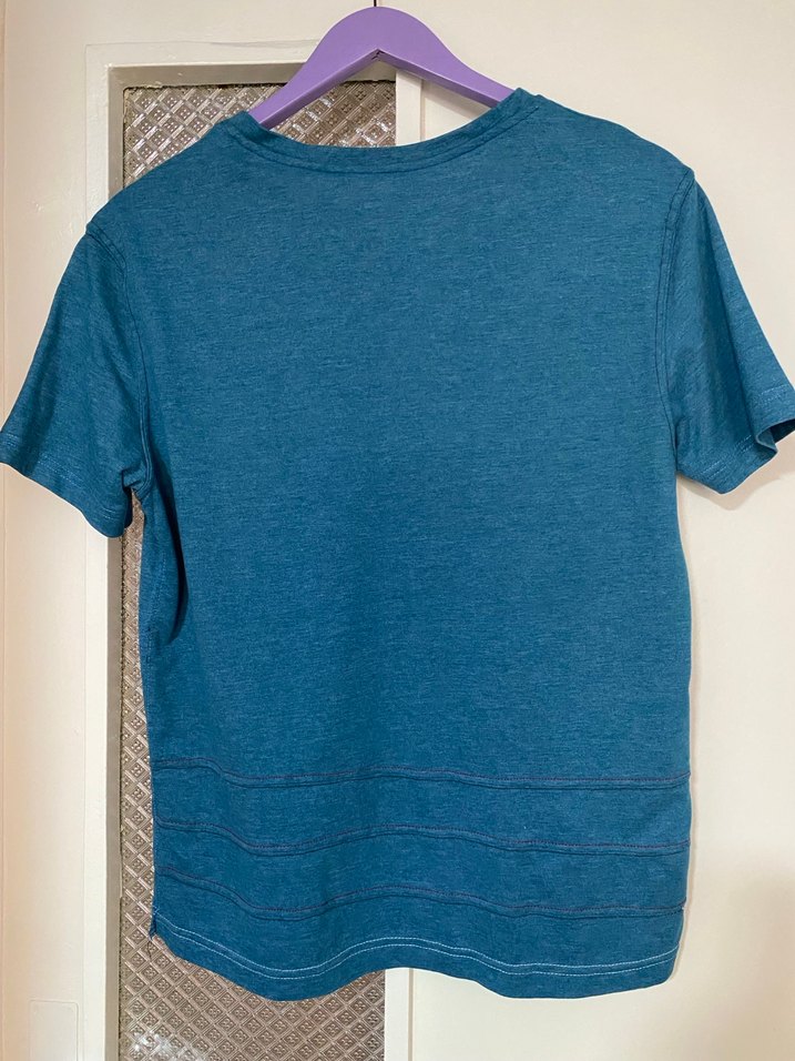 Erkek Çocuk Mavi Kısa Kollu Tişört - Görsel 2