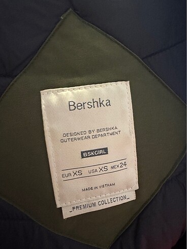 xs Beden haki Renk Kadın Haki Bershka Mont