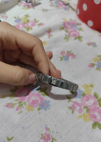 5 charmlı pinterest tarzı italyan bileklik - Görsel 5