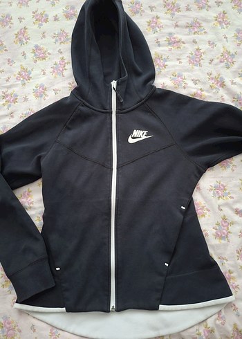 Nike Siyah Fermuarlı Kadın Sweatshirt - Görsel 2