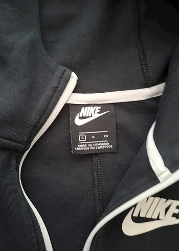 Nike Siyah Fermuarlı Kadın Sweatshirt - Görsel 6