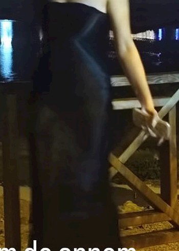 Bershka saten elbise - Görsel 4