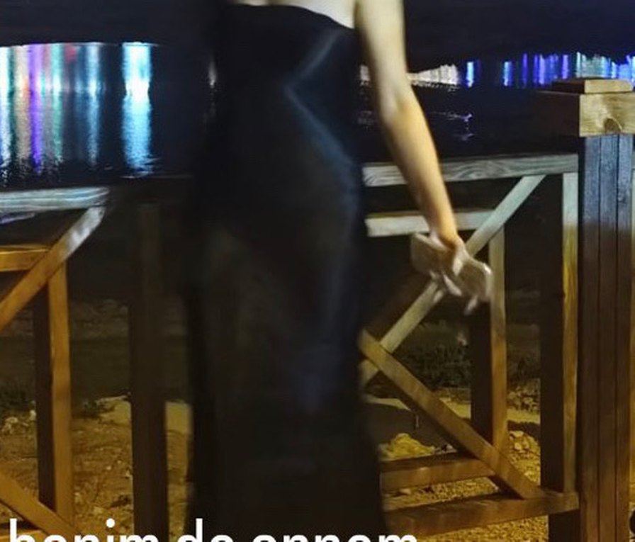 Bershka saten elbise - Görsel 4