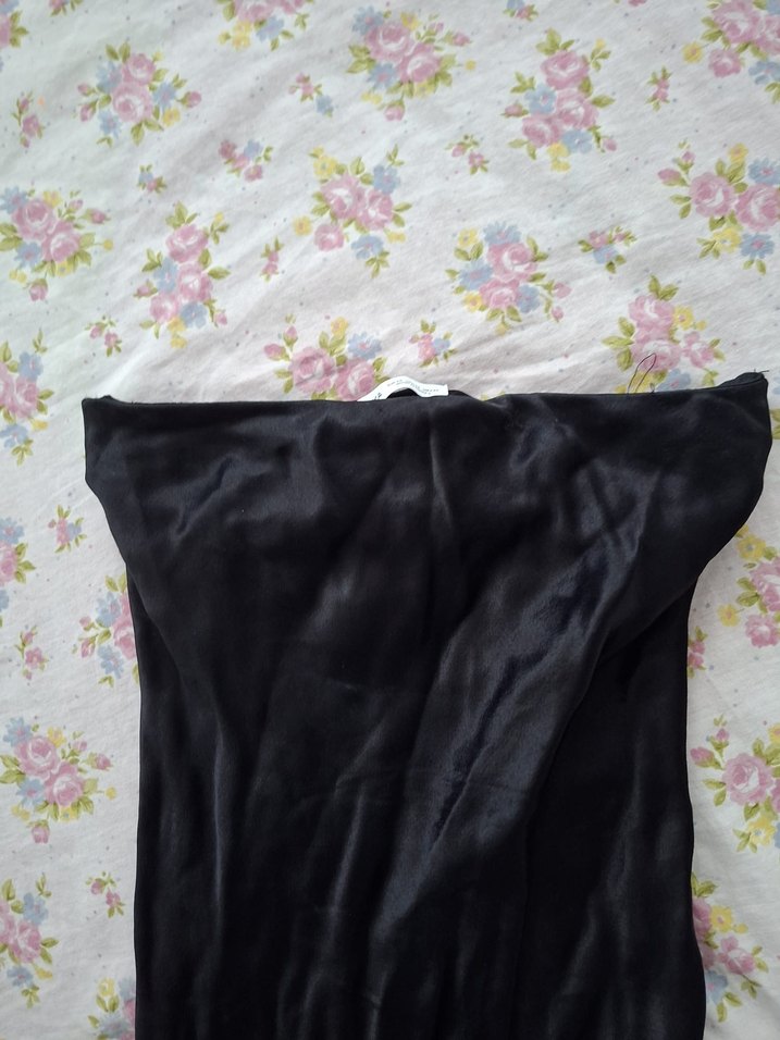 Bershka saten elbise - Görsel 2