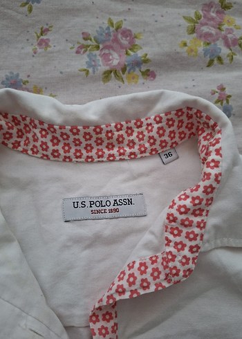 Uspa çiçek detaylı gömlek  - Görsel 4