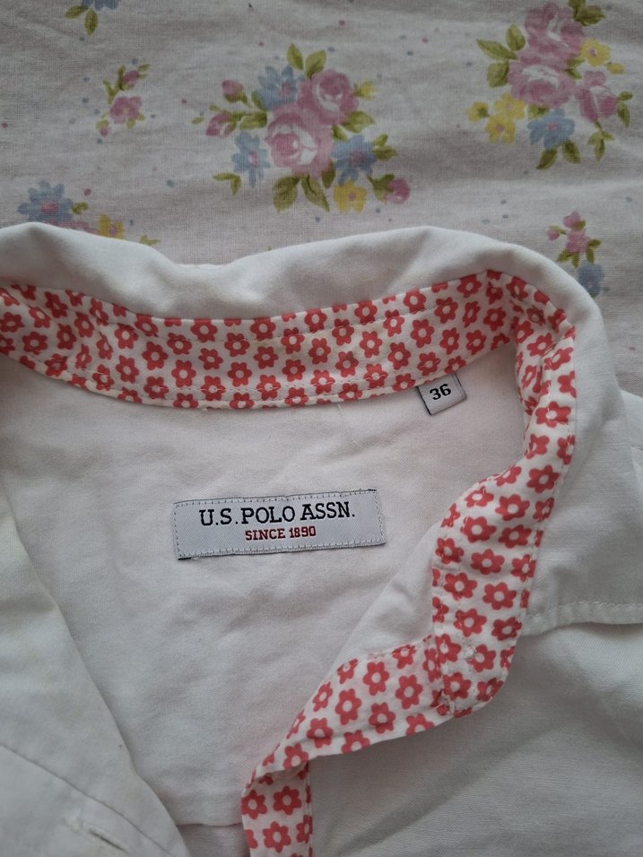 Uspa çiçek detaylı gömlek  - Görsel 4