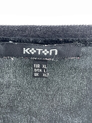xl Beden siyah Renk Koton Bluz %70 İndirimli.