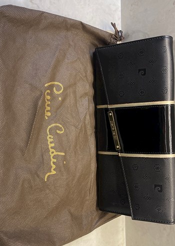 Pierre Cardin Siyah Deri El Portfoyu Kadin Canta