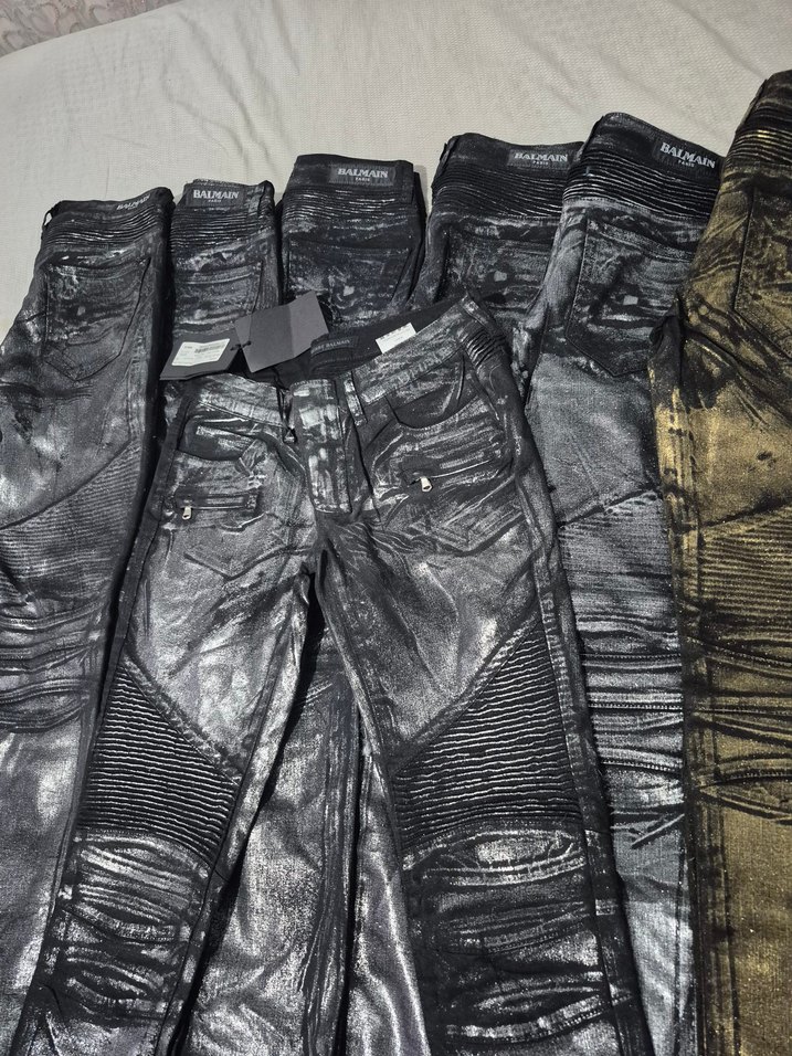 balmain biker waxed rick owens balenciaga opium dior hedi — görsel 2/10