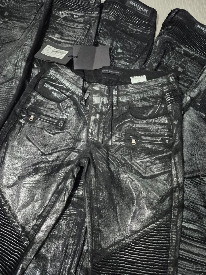 balmain biker waxed rick owens balenciaga opium dior hedi — görsel 3/10