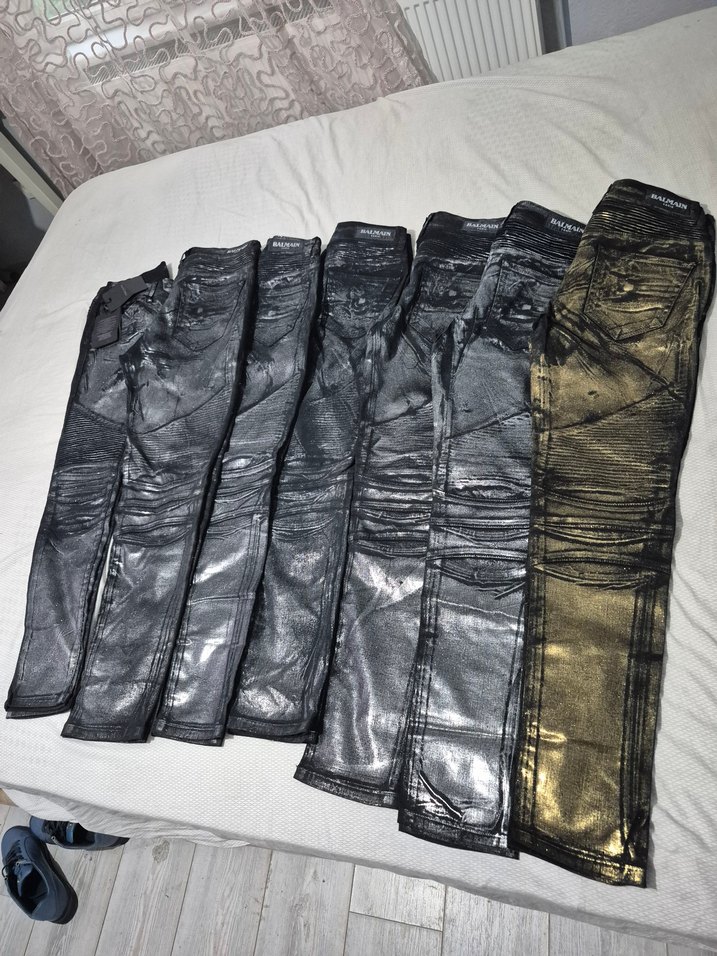 balmain biker waxed rick owens balenciaga opium dior hedi — görsel 5/10