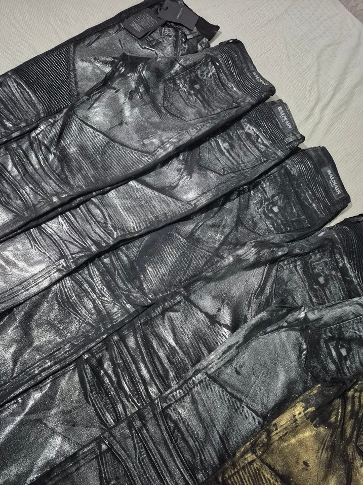 balmain biker waxed rick owens balenciaga opium dior hedi — görsel 4/10