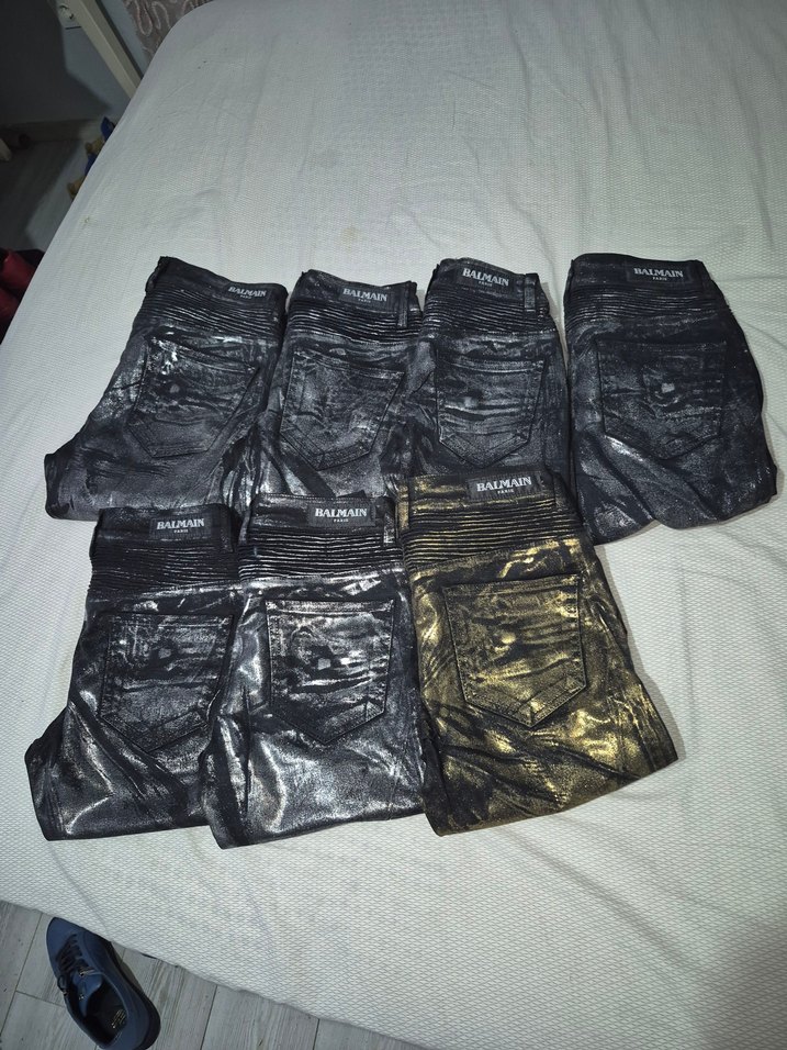 balmain biker waxed rick owens balenciaga opium dior hedi — görsel 6/10