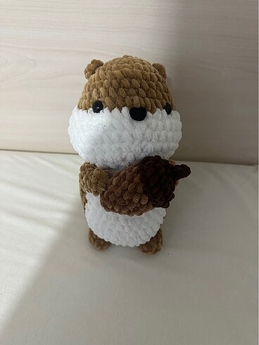 amigurumi sincap peluş