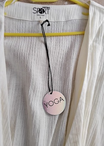 Koton Beyaz Midi yoga kıyafet