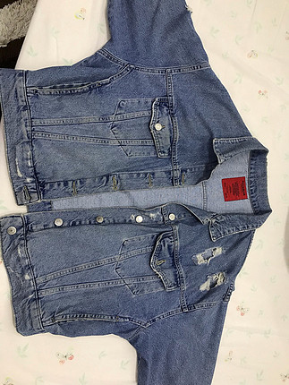 Pull and Bear Pull bear kot ceket oversize yırtık model