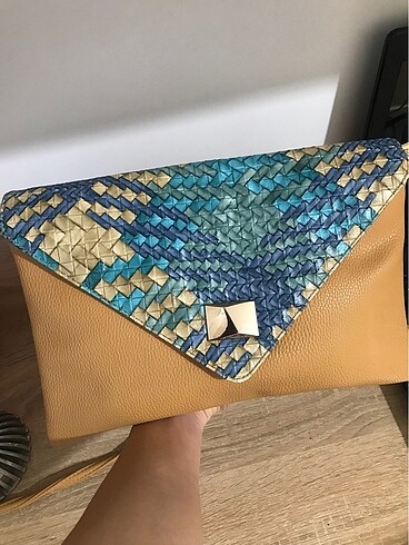 Clutch,askılı çanta