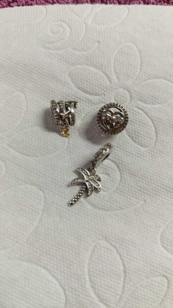 925 ayar gümüş charm