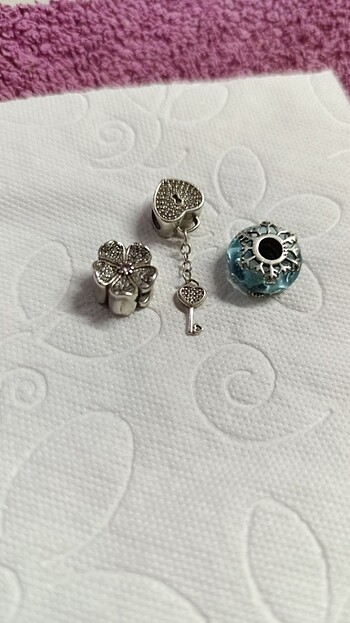 925 ayar gümüş charm