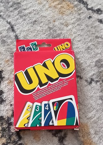 UNO Kart Oyunu Seti Kırmızı Kutuda