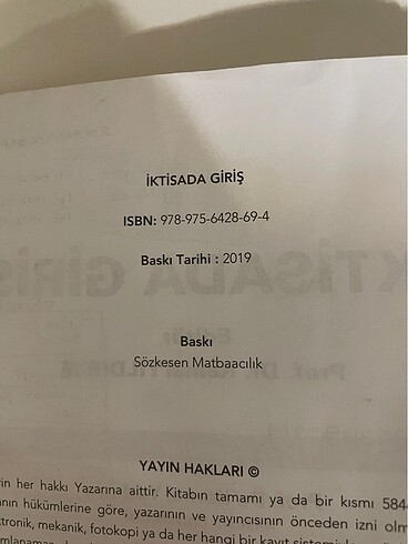  Beden İktisada Giriş Kemal Yıldırım
