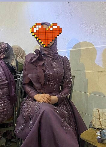 Abye yarım çember model ve şalida var