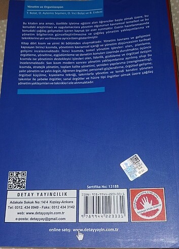  Beden Yönetim ve organizasyon kitap