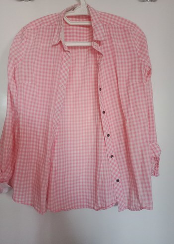 2 adet gömlek Düğmeli V Yaka Beyaz Keten Gömlek - Görsel 4