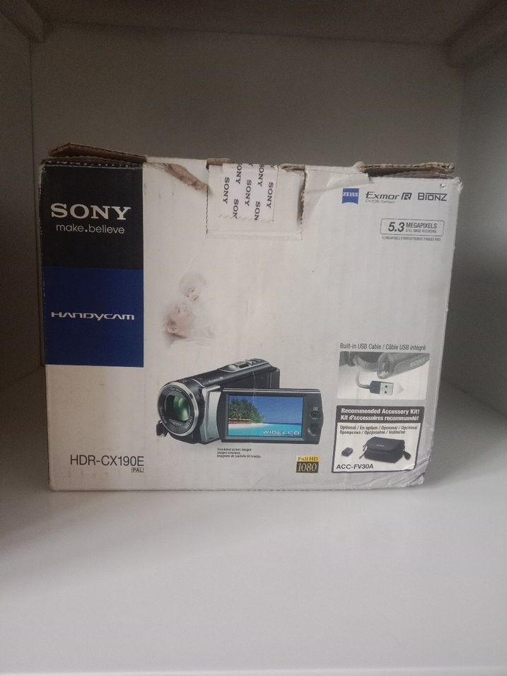 Sony HDR-CX190E Gri Video Kamera - Görsel 3