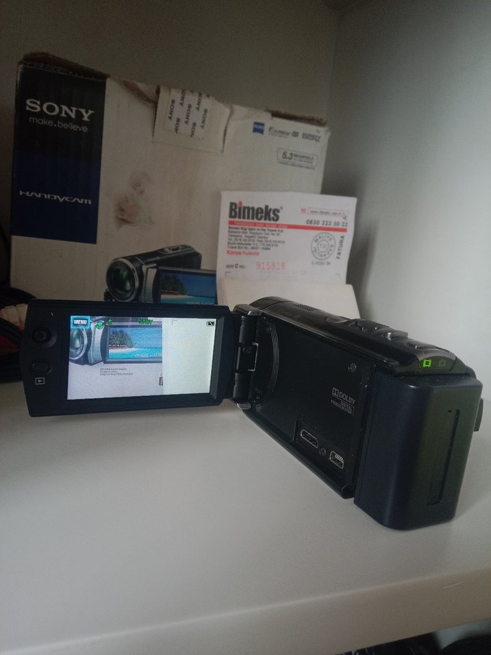 Sony HDR-CX190E Gri Video Kamera - Görsel 5