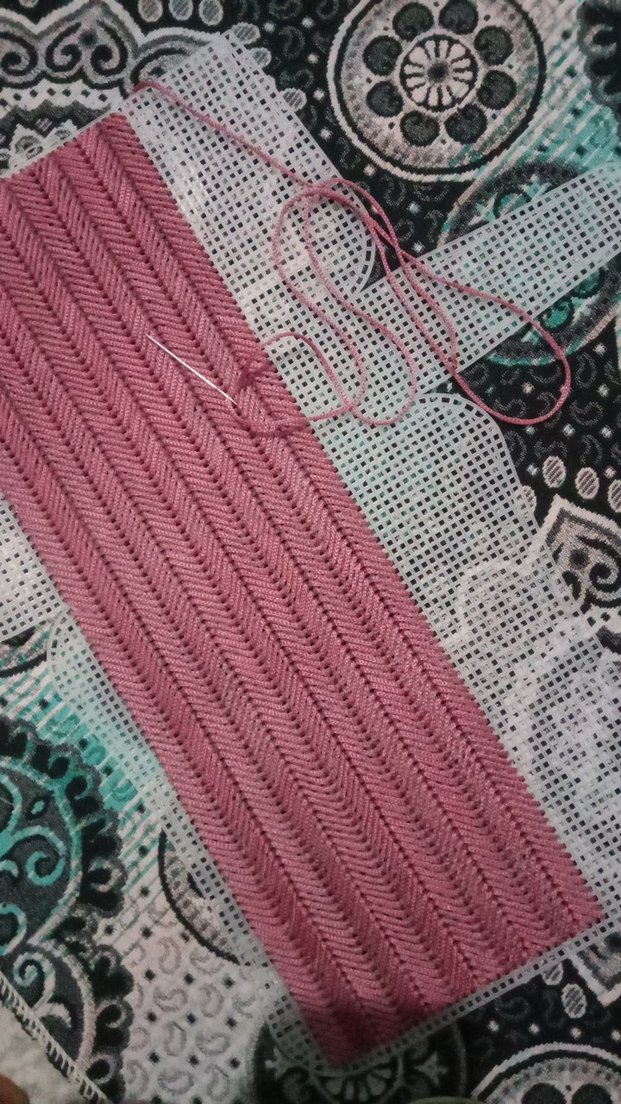 el yapımı Pembe Örgü Bohem Kadın çanta - Görsel 2