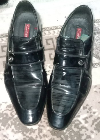 Erkek Siyah Parlak Klasik Ofis Ayakkabısı - Görsel 3