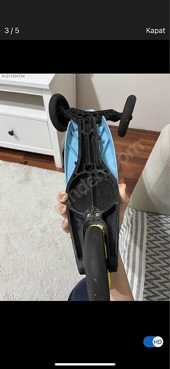 Beden mavi Renk Oxelo çocuk scooter