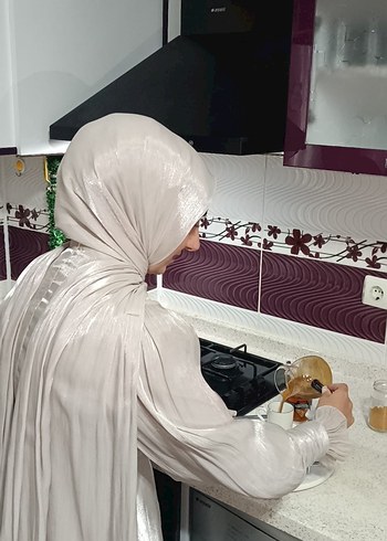 Beden beyaz Renk Jan jan taş rengi abiye şal