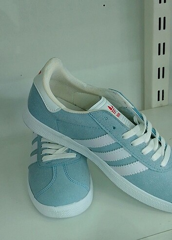 38 Beden mavi Renk ADIDAS GAZELLE UNİSEX SPOR AYAKKABI