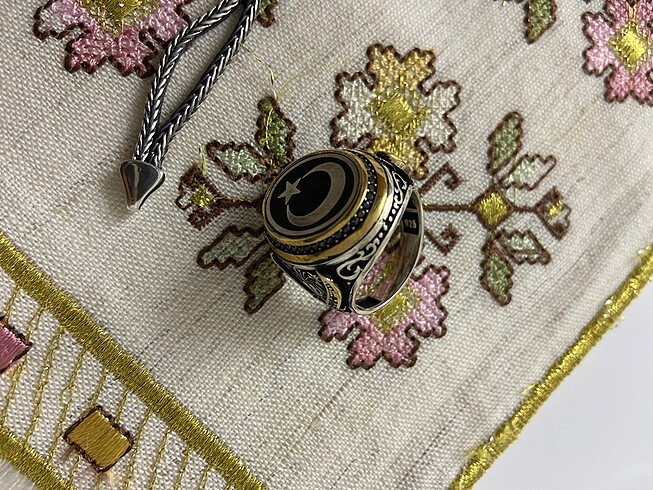 Gümüş tesbih bileklik ve yüzük - Görsel 4