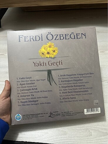 Ferdi Özbeğen yaktı geçti 33lük plak - Görsel 2