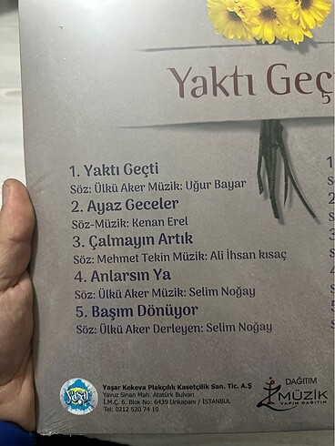 Ferdi Özbeğen yaktı geçti 33lük plak - Görsel 3